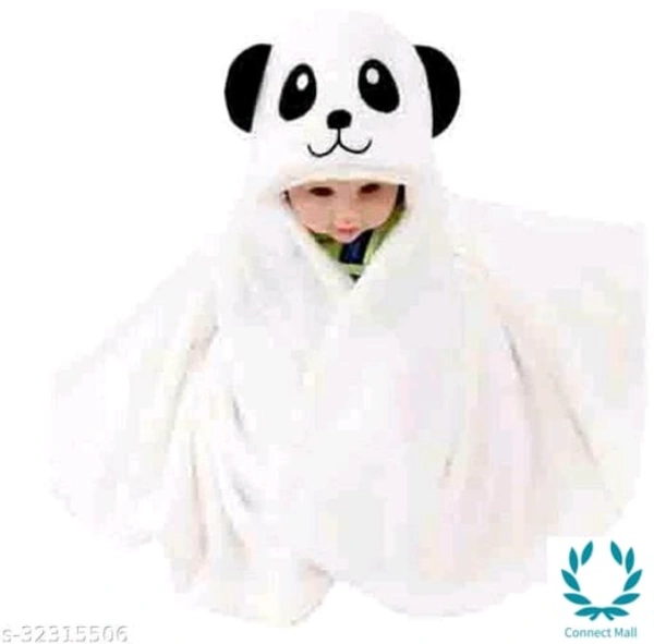 Premium Hooded Microfiber Baby Wrapper for all season Towel IN PINK And BLUE - Cotton, Pack Of :2, Blue